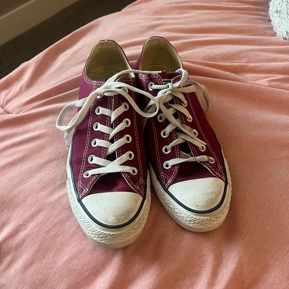 Maroon Converse Women’s size 10